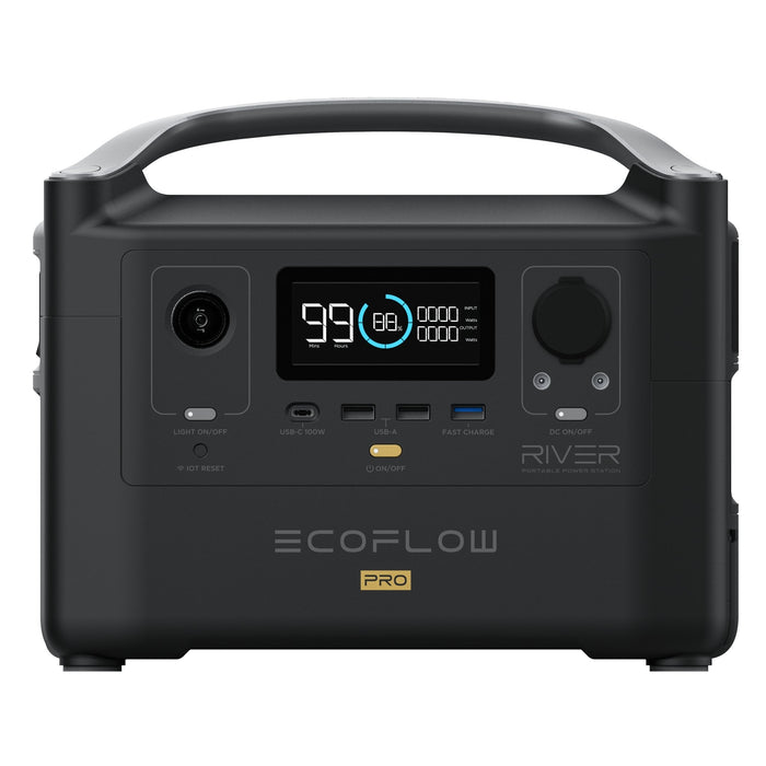 EcoFlow RIVER Pro With Extra Battery + 2x 110W Solar Panel - Grassroots Greenhouses