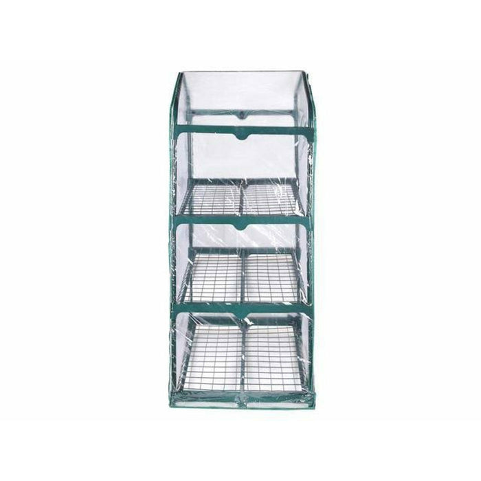 Genesis 3 Tier Portable Rolling Greenhouse with Clear Cover - Grassroots Greenhouses