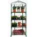 Genesis 4 Tier Portable Rolling Greenhouse with Clear Cover - Grassroots Greenhouses