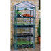 Genesis 4 Tier Portable Rolling Greenhouse with Clear Cover - Grassroots Greenhouses