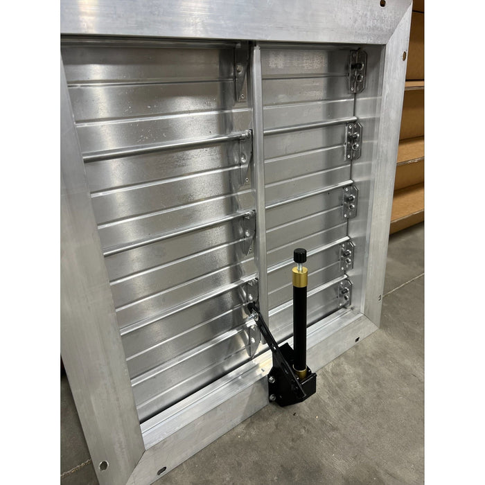 MONT Louver Window with Automatic Opener - Grassroots Greenhouses