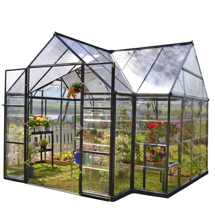 Palram Chalet Greenhouse | 12 x 10 - Grassroots Greenhouses