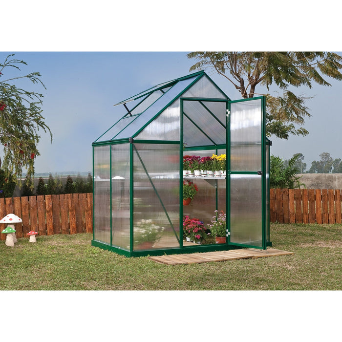 Palram Mythos Hobby Greenhouse Kit - 6 x 4 - Grassroots Greenhouses
