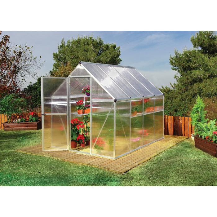 Palram Mythos Hobby Greenhouse Kit - 6 x 8 - Grassroots Greenhouses