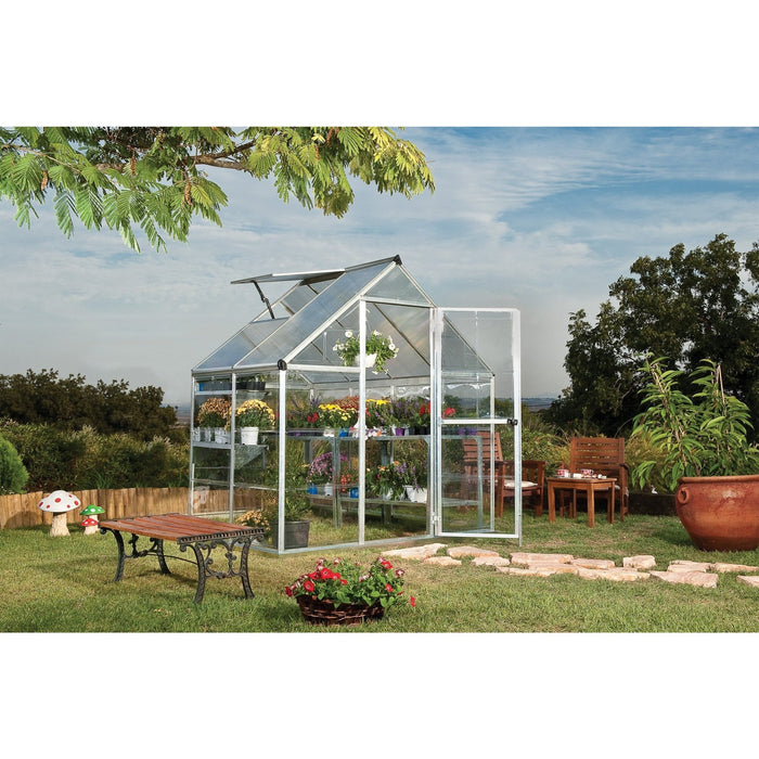 Palram Nature Hybrid Greenhouse | 6 x 4 - Grassroots Greenhouses