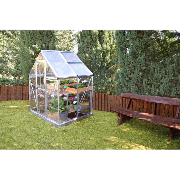 Palram Nature Hybrid Greenhouse | 6 x 4 - Grassroots Greenhouses