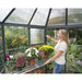Palram Oasis Hexagonal Greenhouse | 8ft - Grassroots Greenhouses