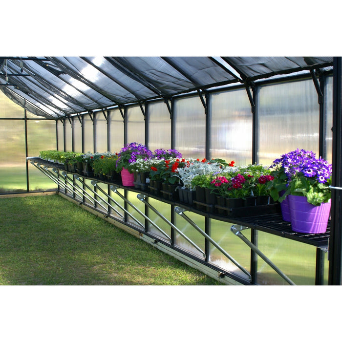 Riverstone Monticello Premium Greenhouse | 8 x 12 - Grassroots Greenhouses